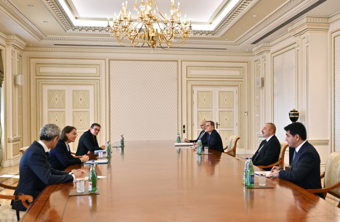  President Ilham Aliyev receives advisor in Office of French President 