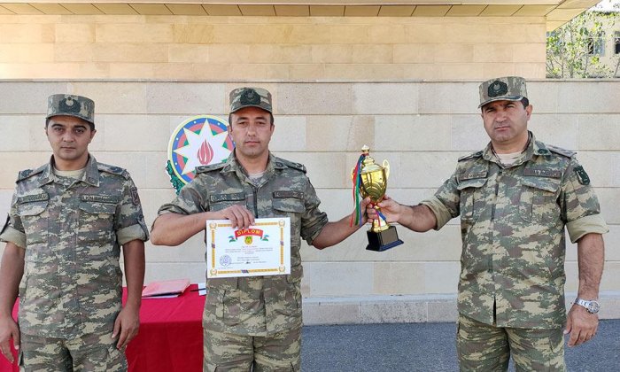 Hərbi qulluqçular arasında yarış keçirilib  
