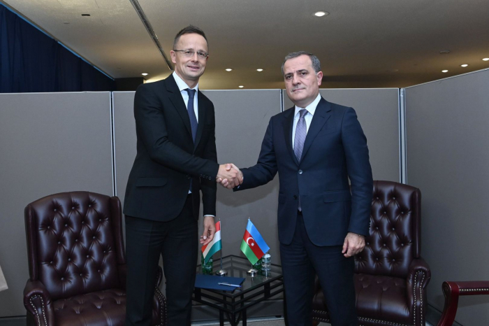 Azerbaijani FM discuss partnership with Minister of Foreign Affairs and Trade of Hungary