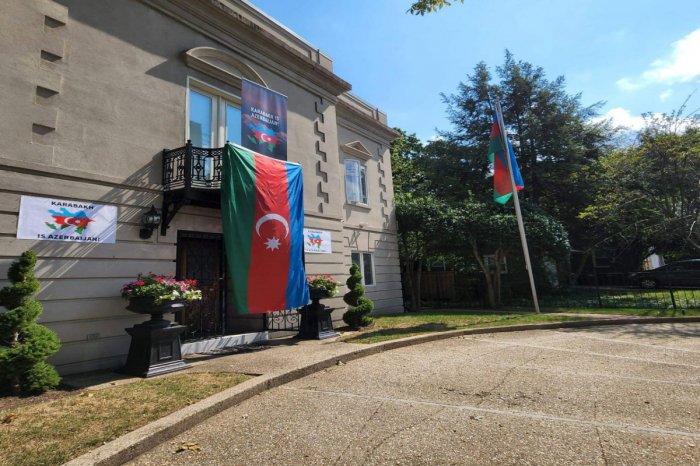 Ermənilərin Azərbaycan səfirliyi qarşısında aksiyası baş tutmayıb