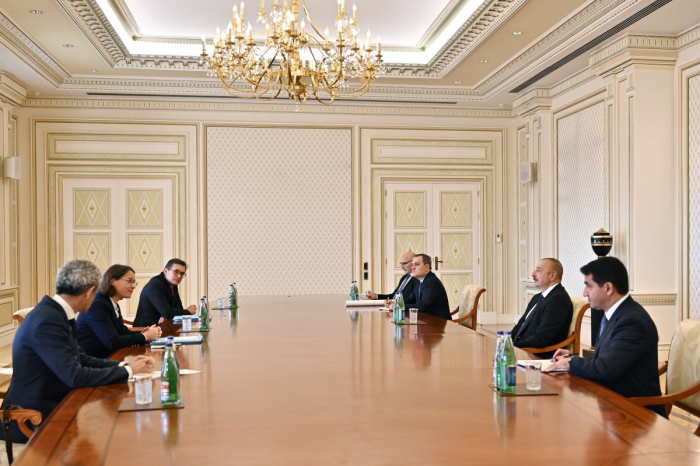  Le président azerbaïdjanais reçoit une conseillère du cabinet du président français 