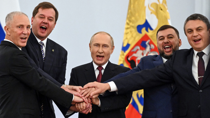  Putin confirma la anexión a Rusia de cuatro regiones de Ucrania 
