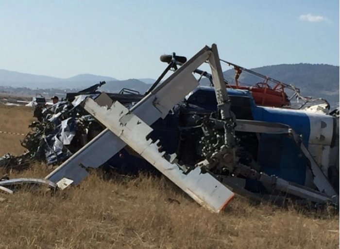    Yanğını söndürməyə gedən helikopter qəzaya uğradı -    FOTOLAR      
