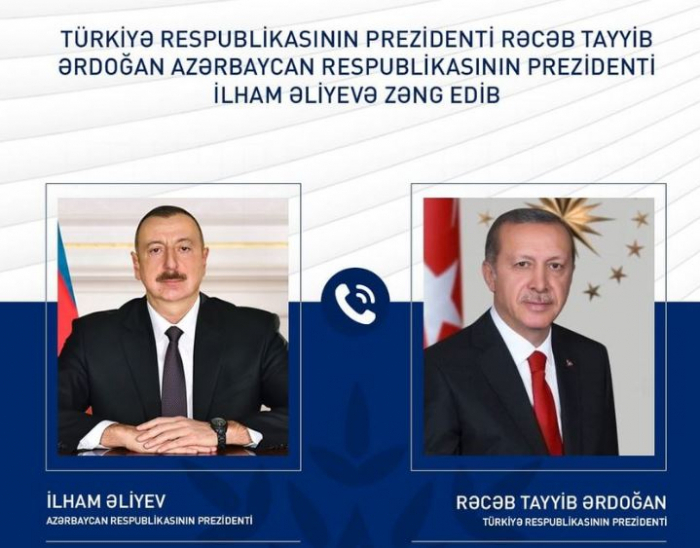   Erdogan llamó por teléfono a Ilham Aliyev  