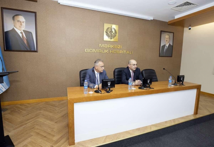 Şahin Bağırov Gömrük Hospitalında olub