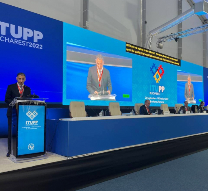   Azerbaijani minister delivers speech at ITU’s next Plenipotentiary Conference  