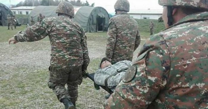    İrəvan yaralı hərbçilərini xəstəxanalara yerləşdirir   
