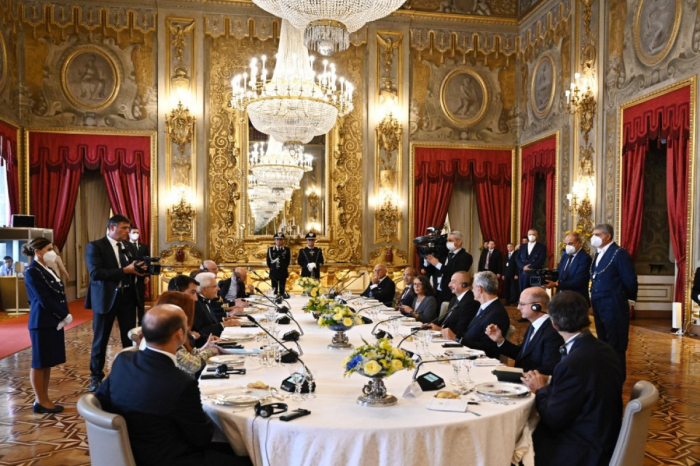   Roma acoge la reunión del presidente de Azerbaiyán con el presidente italiano  
