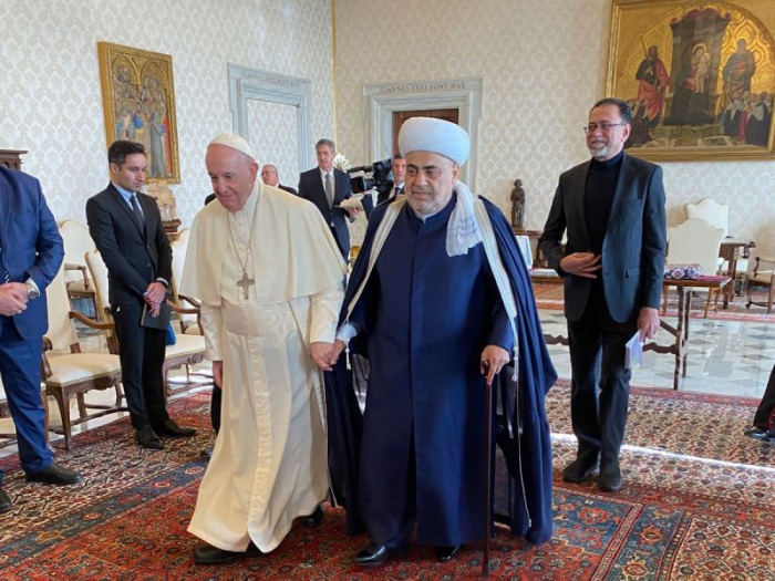 Allahşükür Paşazadə Roma Papası ilə görüşəcək