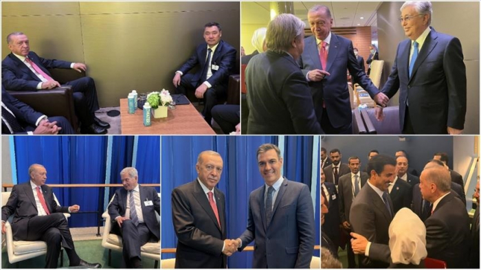 Le président turc a eu une série de rencontres à New-York