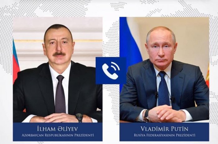    Vladimir Putin İlham Əliyevə zəng edib  
   