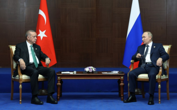 Ərdoğanla Putin arasında görüş bir saat yarım davam edib Ərdoğanla Putin arasında görüş bir saat yarım davam edib