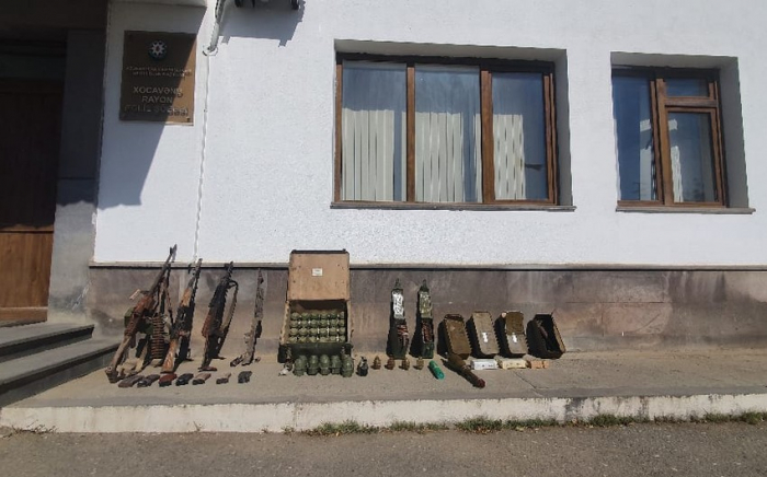 El Ministerio del Interior localiza armas y municiones en la región de Khojavand