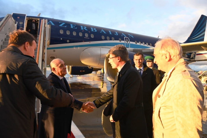 Azerbaijani PM arrives in Russia for working visit