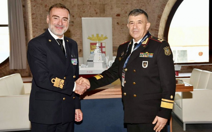   Azerbaijan Navy commander meets with Italian counterpart  