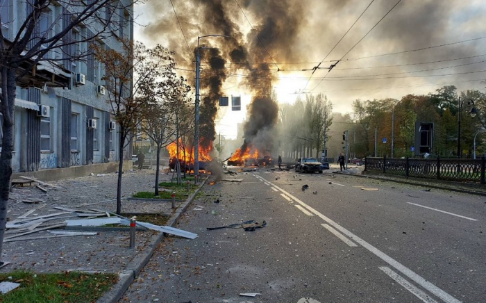   Russland bombardierte Kiew und fünf weitere Provinzen, tötete mindestens 8 Menschen und verletzte 24 Menschen  