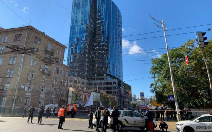  Deutsche Konsulat in Kiew wurde bei dem russischen Angriff beschädigt 