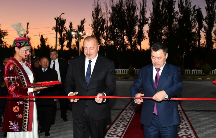  Kyrgyzstan-Azerbaijan Friendship Park inaugurated in Bishkek 