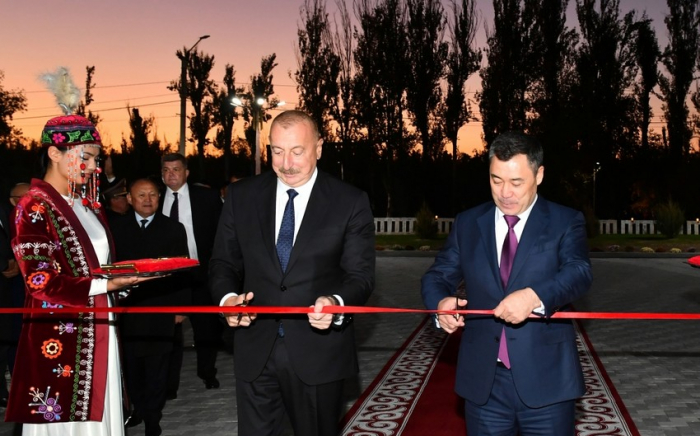   Kirgisisch-aserbaidschanische Freundschaftspark wurde in Bischkek eröffnet   - FOTOS    