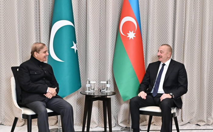   Präsident Aserbaidschans traf sich mit dem Premierminister Pakistans in Astana  