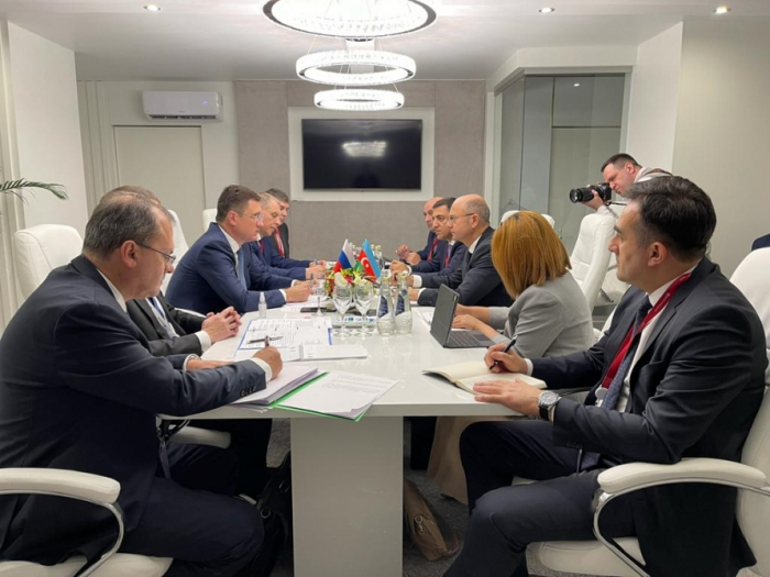   Azerbaijan`s energy minister meets with Russian deputy prime minister  