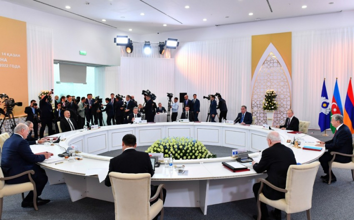  President Ilham Aliyev attends meeting of CIS Heads of State Council in Astana 