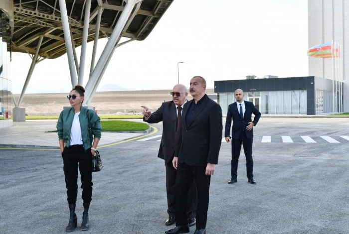  Azerbaijani president and first lady visit Zangilan district  