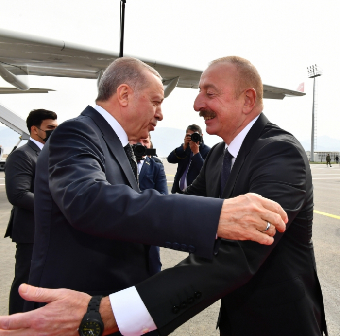 İlham Əliyev və Ərdoğan Zəngilan aeroportunun açılışını