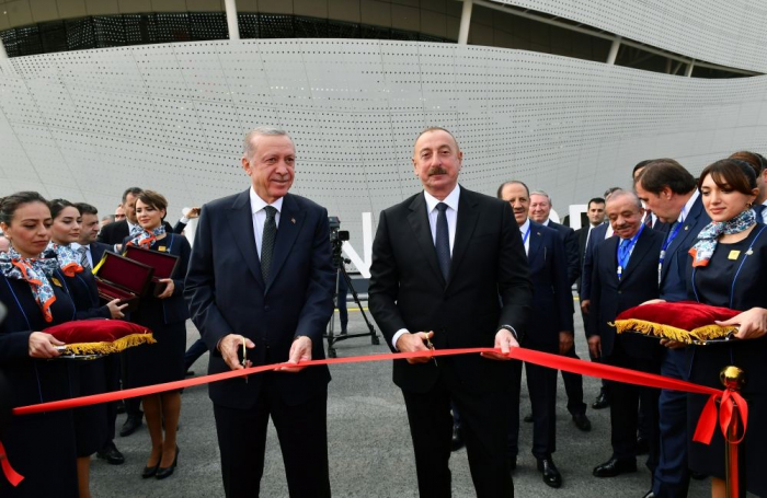   President Ilham Aliyev and President Recep Tayyip Erdogan inaugurate Zangilan International Airport -  VIDEO    