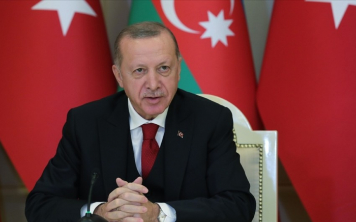     Erdogan:   „Wir werden weiterhin gemeinsam das liebe Andenken an den nationalen Leader Heydar Aliyev bewahren“  