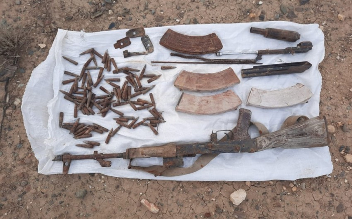 Munition und Waffen wurde in Goygol gefunden