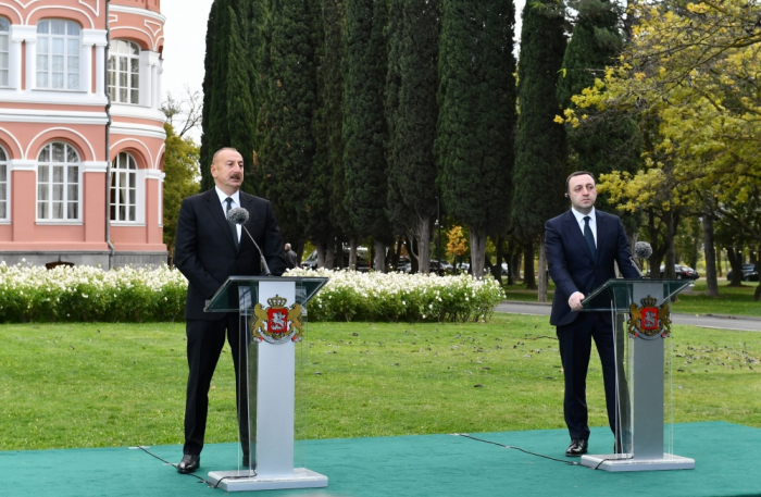     Presidente Aliyev:   La asociación estratégica Azerbaiyán-Georgia se ha elevado al nivel de alianza  