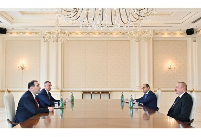  President Ilham Aliyev receives Georgian Minister of Education and Science 