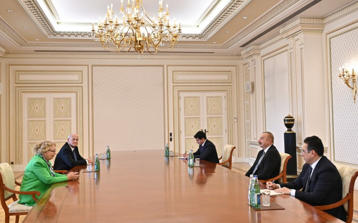  Präsident Ilham Aliyev empfing den stellvertretenden UN-Generalsekretär 
