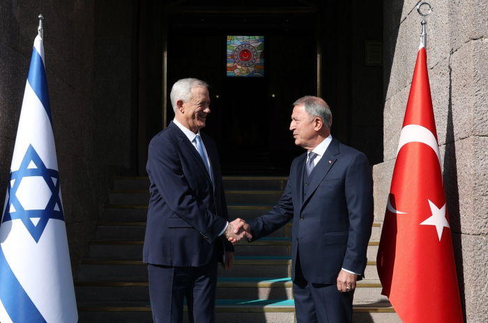 Gantz visit will strengthen Türkiye-Israel ties, Akar says 