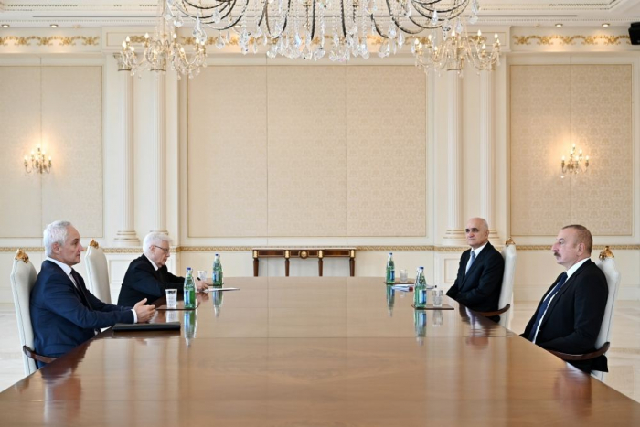 President Ilham Aliyev receives First Deputy Prime Minister of Russia