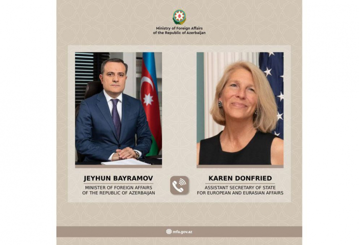 Azerbaijani FM, US Assistant Secretary of State exchange views over Azerbaijan-Armenia normalization process