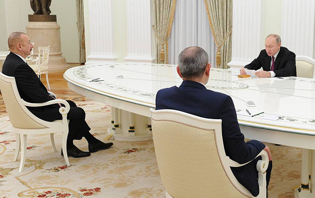  Poutine tiendra des réunions séparées avec Aliyev et Pashinyan  