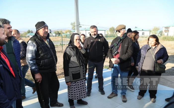  Türkische Reisende besuchten das Dorf Agali in Zangilan