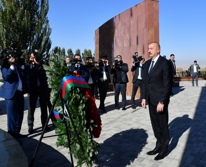   President Ilham Aliyev visits Ata-Beyit National Historical and Memorial Complex in Bishkek  