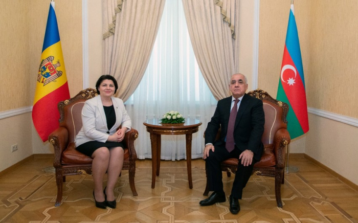  Ali Asadov traf sich mit die Ministerpräsidentin der Republik Moldau 