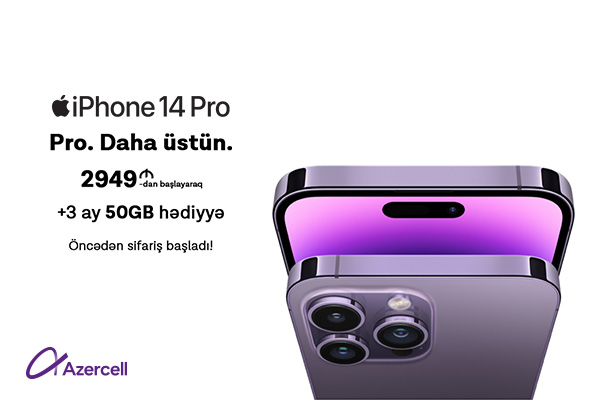 Azercell 4G sürətini yeni iPhone-larda sınamağa dəvət edir