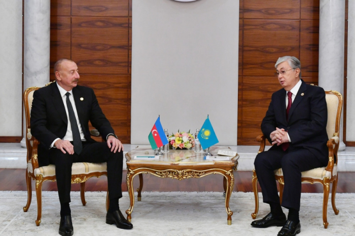 Astana : Ilham Aliyev rencontre son homologue kazakh - Photos