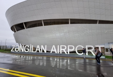 Hoy se ha realizado el primer vuelo de pasajeros al aeropuerto internacional de Zangilan