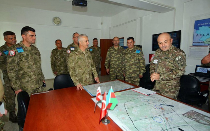  Gemeinsame Ausbildung der Militärs der Türkei, Aserbaidschans und Georgiens hat begonnen -FOTOS