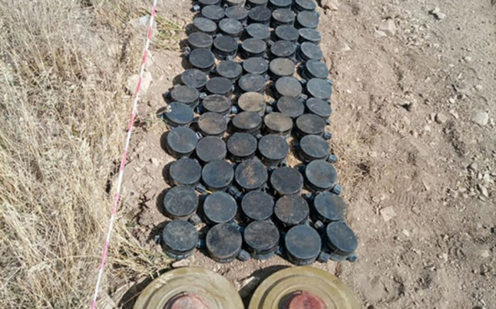  Azerbaiyán neutraliza las siguientes minas detectadas en los distritos de Kalbajar y Dashkasan 