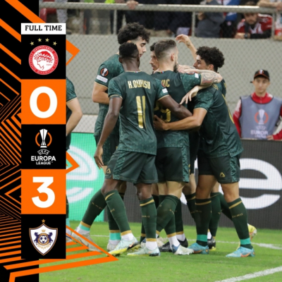 Qarabağ de Azerbaiyán derrota al Olympiakos de Grecia