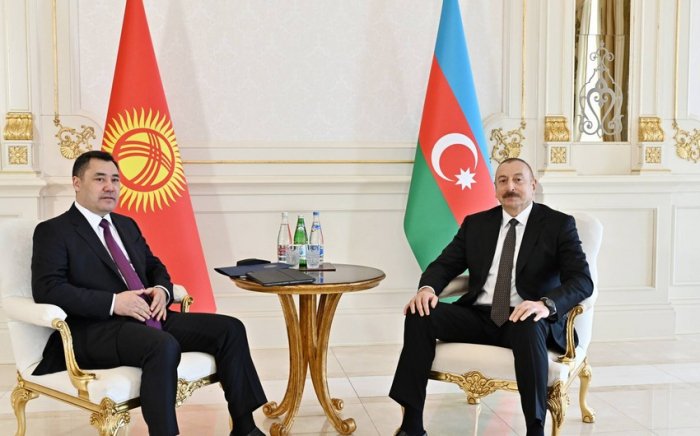    Azərbaycan və Qırğızıstan prezidentlərinin görüşü başlayıb   