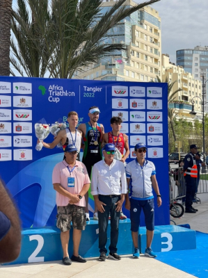 Azerbaijani triathlete takes gold at 2022 Africa Triathlon Cup Tangier