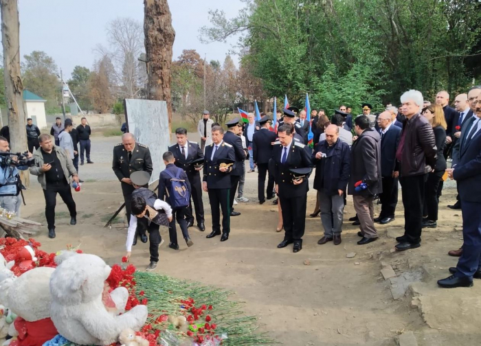   Foreign diplomats visit the Ganja Memorial Complex  